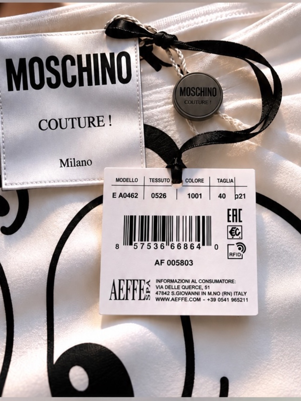 Moschino Cartoon Face Asymmetric Dress IT 40 / US 6 / UK 8 / FR 36 / DE 34 - Picture 6 of 17